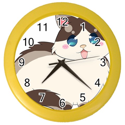 Ragdoll Cat for Life Color Wall Clocks from ArtsNow.com Front