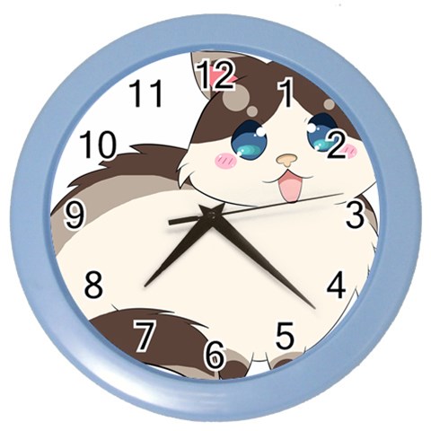 Ragdoll Cat for Life Color Wall Clocks from ArtsNow.com Front