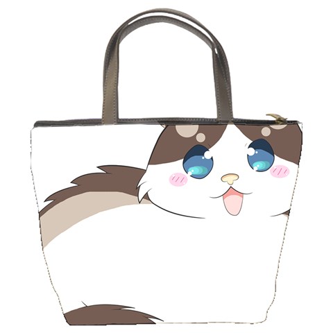 Ragdoll Cat for Life Bucket Bags from ArtsNow.com Back