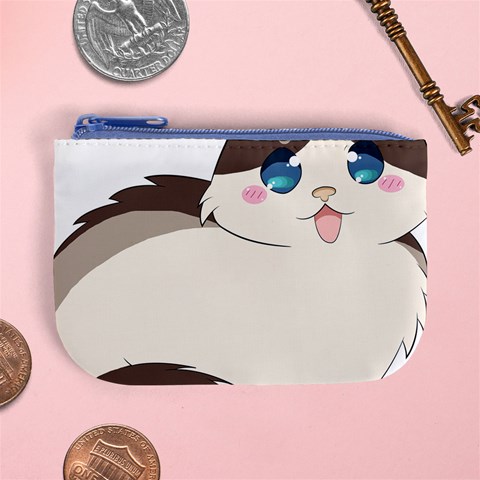 Ragdoll Cat for Life Mini Coin Purses from ArtsNow.com Front