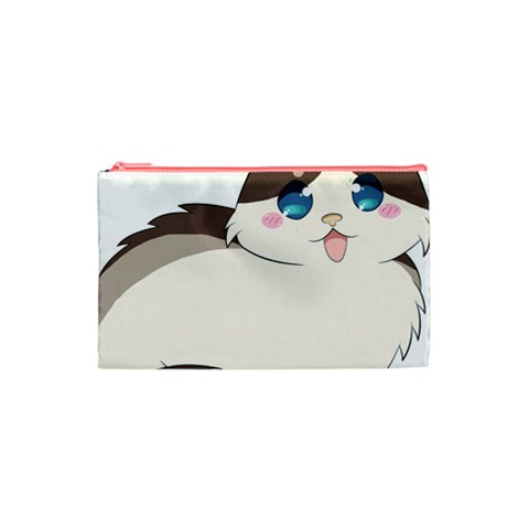 Ragdoll Cat for Life Cosmetic Bag (Small)  from ArtsNow.com Front