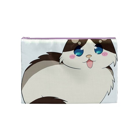 Ragdoll Cat for Life Cosmetic Bag (Medium)  from ArtsNow.com Front