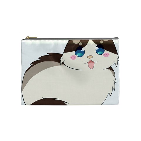 Ragdoll Cat for Life Cosmetic Bag (Medium)  from ArtsNow.com Front