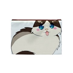 Ragdoll Cat for Life Cosmetic Bag (Medium)  from ArtsNow.com Back