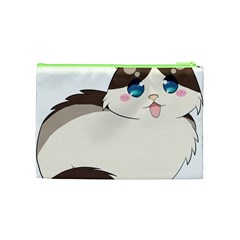 Ragdoll Cat for Life Cosmetic Bag (Medium)  from ArtsNow.com Back