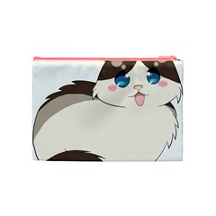 Ragdoll Cat for Life Cosmetic Bag (Medium)  from ArtsNow.com Back