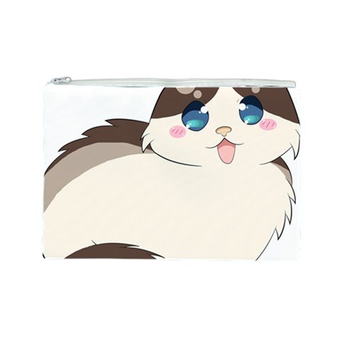 Ragdoll Cat for Life Cosmetic Bag (Large)  from ArtsNow.com Front