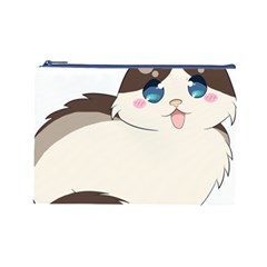 Ragdoll Cat for Life Cosmetic Bag (Large)  from ArtsNow.com Front