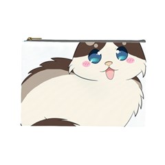 Ragdoll Cat for Life Cosmetic Bag (Large)  from ArtsNow.com Front