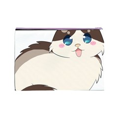 Ragdoll Cat for Life Cosmetic Bag (Large)  from ArtsNow.com Back