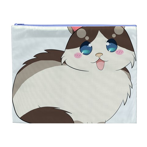 Ragdoll Cat for Life Cosmetic Bag (XL) from ArtsNow.com Front