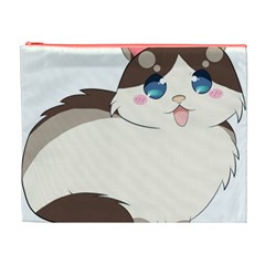 Ragdoll Cat for Life Cosmetic Bag (XL) from ArtsNow.com Front