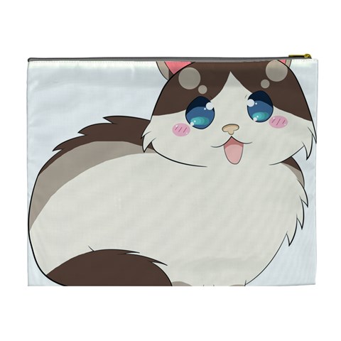 Ragdoll Cat for Life Cosmetic Bag (XL) from ArtsNow.com Back