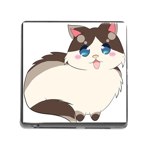 Ragdoll Cat for Life Memory Card Reader (Square) from ArtsNow.com Front