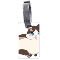 Ragdoll Cat for Life Luggage Tags (Two Sides) from ArtsNow.com Front