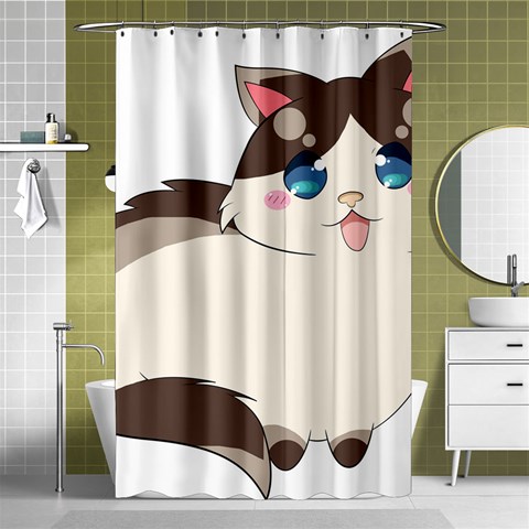 Ragdoll Cat for Life Shower Curtain 48  x 72  (Small)  from ArtsNow.com Curtain(48  X 72 ) - 42.18 x64.8  Curtain(48  X 72 )