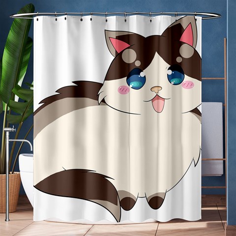 Ragdoll Cat for Life Shower Curtain 60  x 72  (Medium)  from ArtsNow.com 60 x72  Curtain