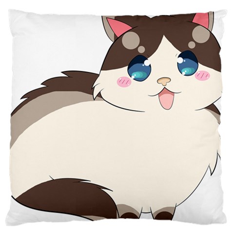 Ragdoll Cat for Life Large Cushion Case (One Side) from ArtsNow.com Front