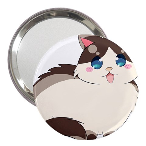 Ragdoll Cat for Life 3  Handbag Mirrors from ArtsNow.com Front