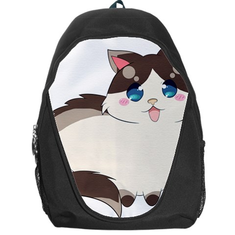 Ragdoll Cat for Life Backpack Bag from ArtsNow.com Front