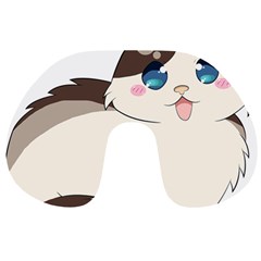 Ragdoll Cat for Life Travel Neck Pillows from ArtsNow.com Front