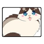 Ragdoll Cat for Life Double Sided Fleece Blanket (Small) 