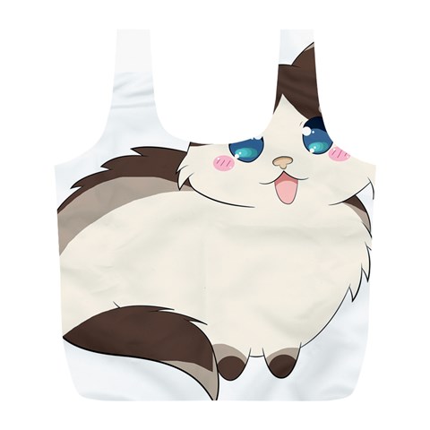 Ragdoll Cat for Life Full Print Recycle Bags (L)  from ArtsNow.com Front