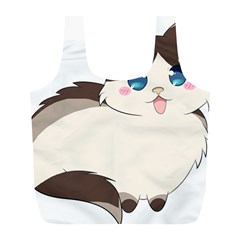 Ragdoll Cat for Life Full Print Recycle Bags (L)  from ArtsNow.com Front