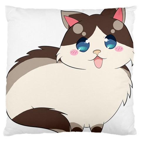 Ragdoll Cat for Life Standard Flano Cushion Case (One Side) from ArtsNow.com Front