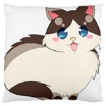 Ragdoll Cat for Life Large Flano Cushion Case (One Side)