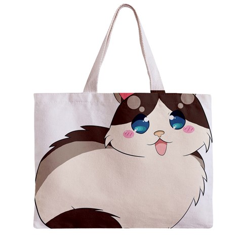 Ragdoll Cat for Life Zipper Mini Tote Bag from ArtsNow.com Front