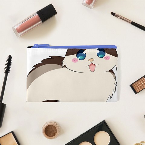 Ragdoll Cat for Life Cosmetic Bag (XS) from ArtsNow.com Front