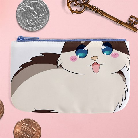 Ragdoll Cat for Life Large Coin Purse from ArtsNow.com Front