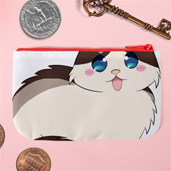 Ragdoll Cat for Life Large Coin Purse from ArtsNow.com Back