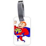 Redhead Super Dad Luggage Tag (two sides)