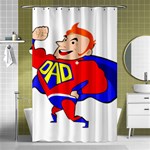 Redhead Super Dad Shower Curtain 48  x 72  (Small)