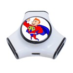 Redhead Super Dad 3-Port USB Hub