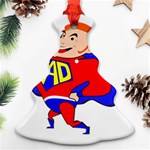 Redhead Super Dad Ornament (Christmas Tree) 