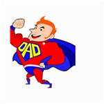 Redhead Super Dad Large Garden Flag (Two Sides)