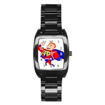 Redhead Super Dad Stainless Steel Barrel Watch