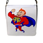 Redhead Super Dad Flap Closure Messenger Bag (L)