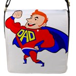 Redhead Super Dad Flap Closure Messenger Bag (S)