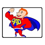 Redhead Super Dad Double Sided Fleece Blanket (Small)