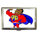 Fathers Day Black Super Dad Cigarette Money Case