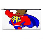 Fathers Day Black Super Dad Pencil Case