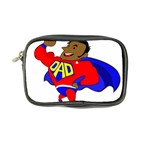 Fathers Day Black Super Dad Coin Purse