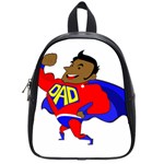 Fathers Day Black Super Dad School Bag (Small)