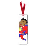 Fathers Day Black Super Dad Small Book Mark