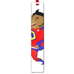 Fathers Day Black Super Dad Large Book Mark