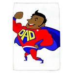 Fathers Day Black Super Dad Removable Flap Cover (L)